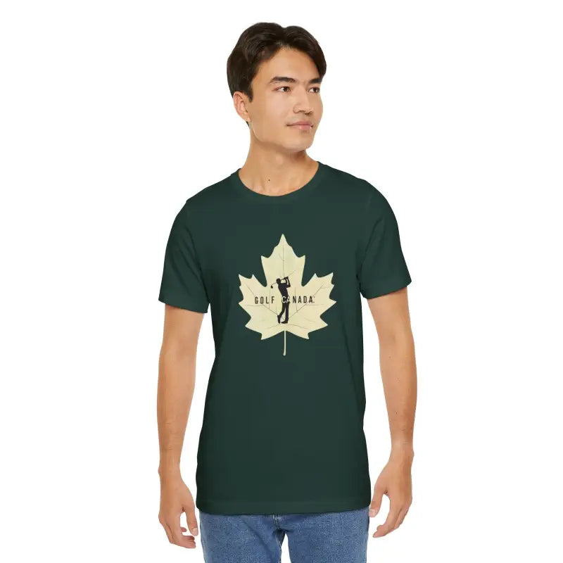 Golf Jersey Canada Maple Leaf Tee - Unisex Fit - DipaliZ
