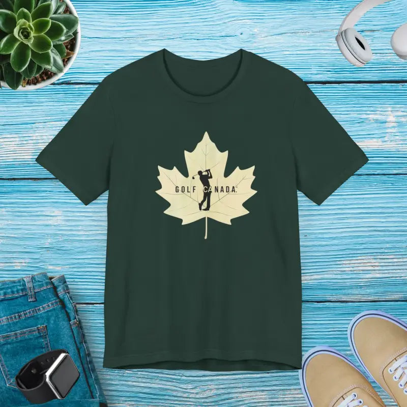 Golf Jersey Canada Maple Leaf Tee - Unisex Fit - DipaliZ