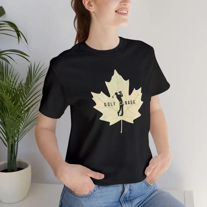 Golf Jersey Canada Maple Leaf Tee - Unisex Fit - DipaliZ