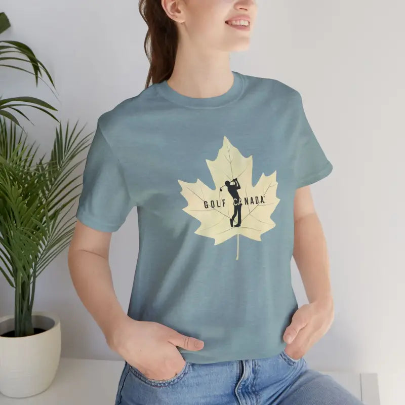 Golf Jersey Canada Maple Leaf Tee - Unisex Fit - DipaliZ