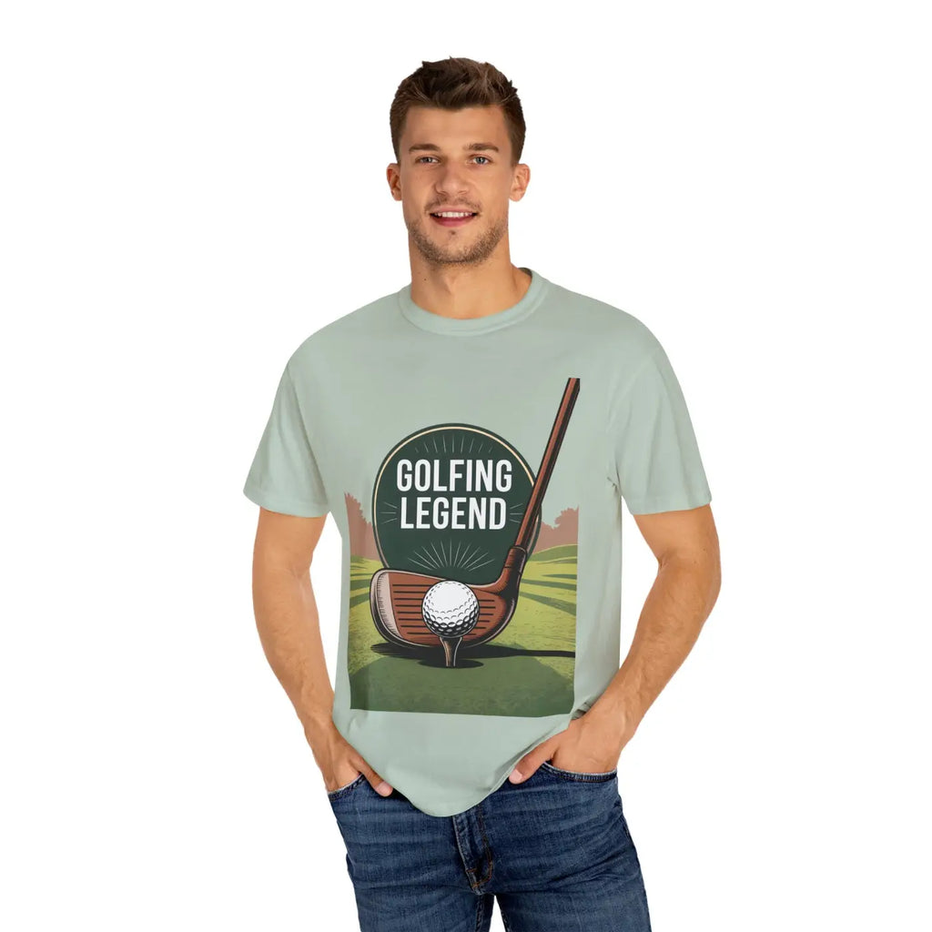 Vintage Style Tee - Unisex Golf Shirt for Golfing Legend - DipaliZ