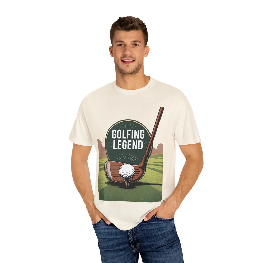 Vintage Style Tee - Unisex Golf Shirt for Golfing Legend - DipaliZ
