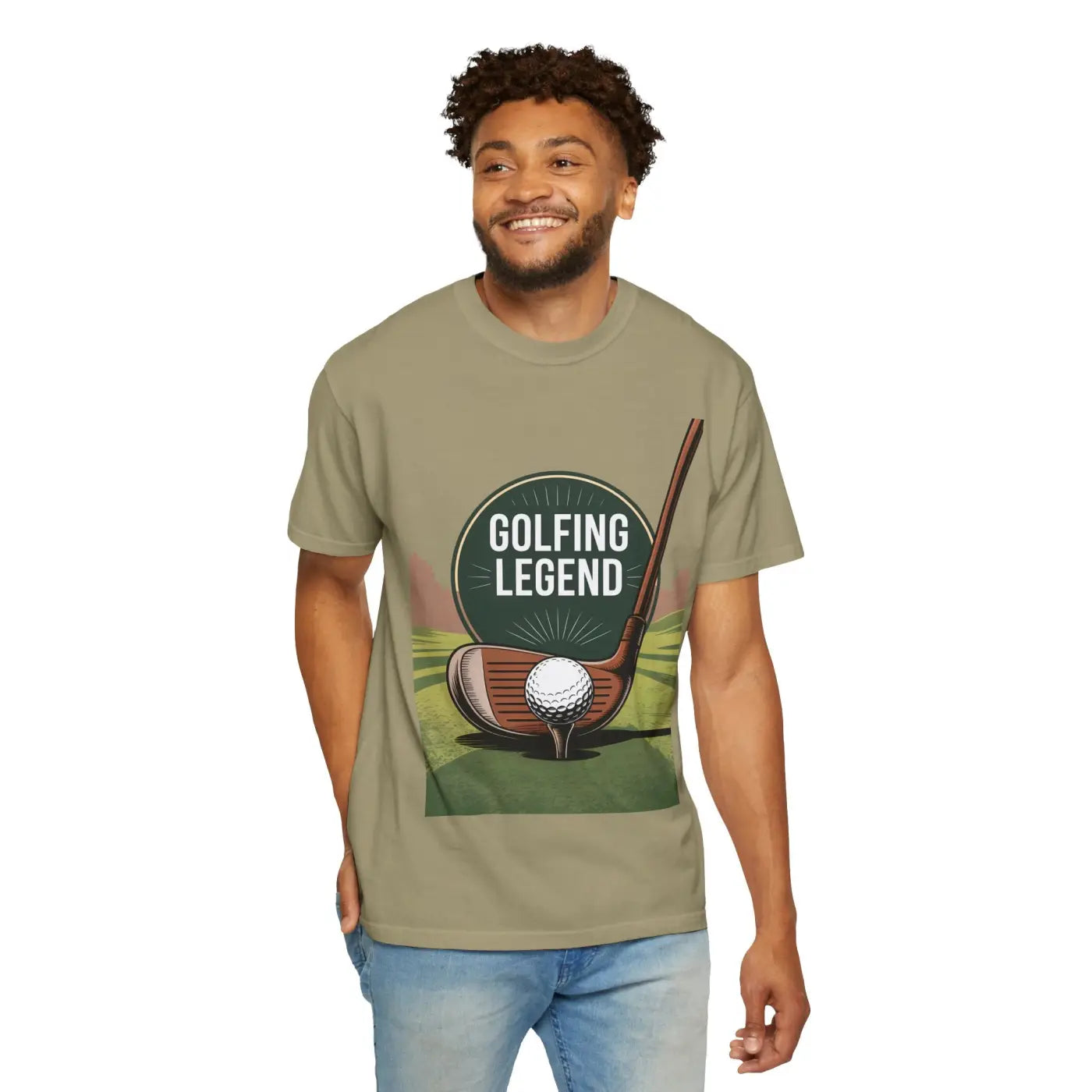 Vintage Style Tee - Unisex Golf Shirt for Golfing Legend - DipaliZ