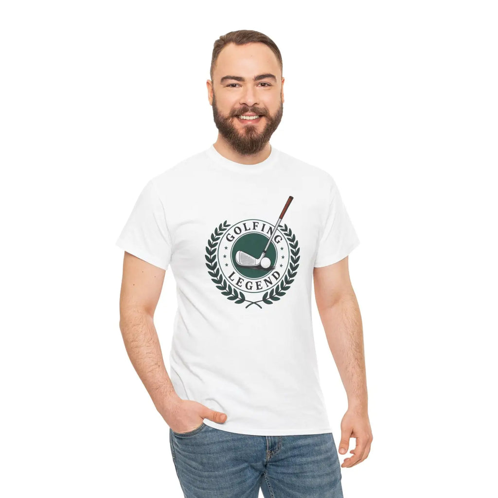 Golfing Legend Tee - Unisex Heavy Cotton Comfort - DipaliZ