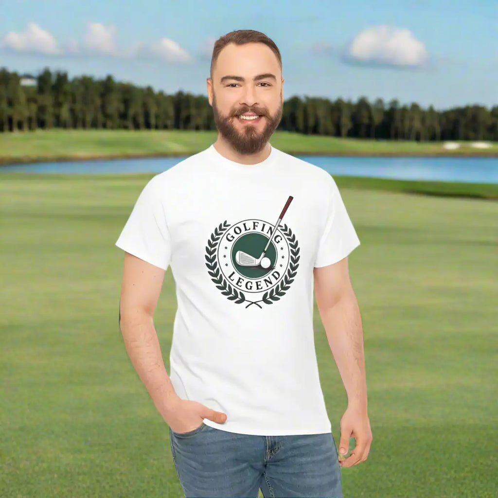 Golfing Legend Tee - Unisex Heavy Cotton Comfort - DipaliZ