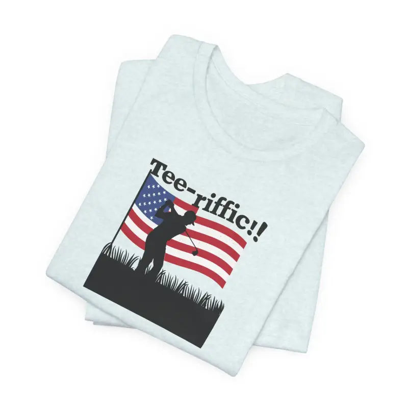 Golfing Tee Unisex Jersey Short Sleeve - 4th of July - DipaliZ