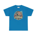 Gone Fishing Unisex Heavy Cotton Tee - Adventure Style - DipaliZ