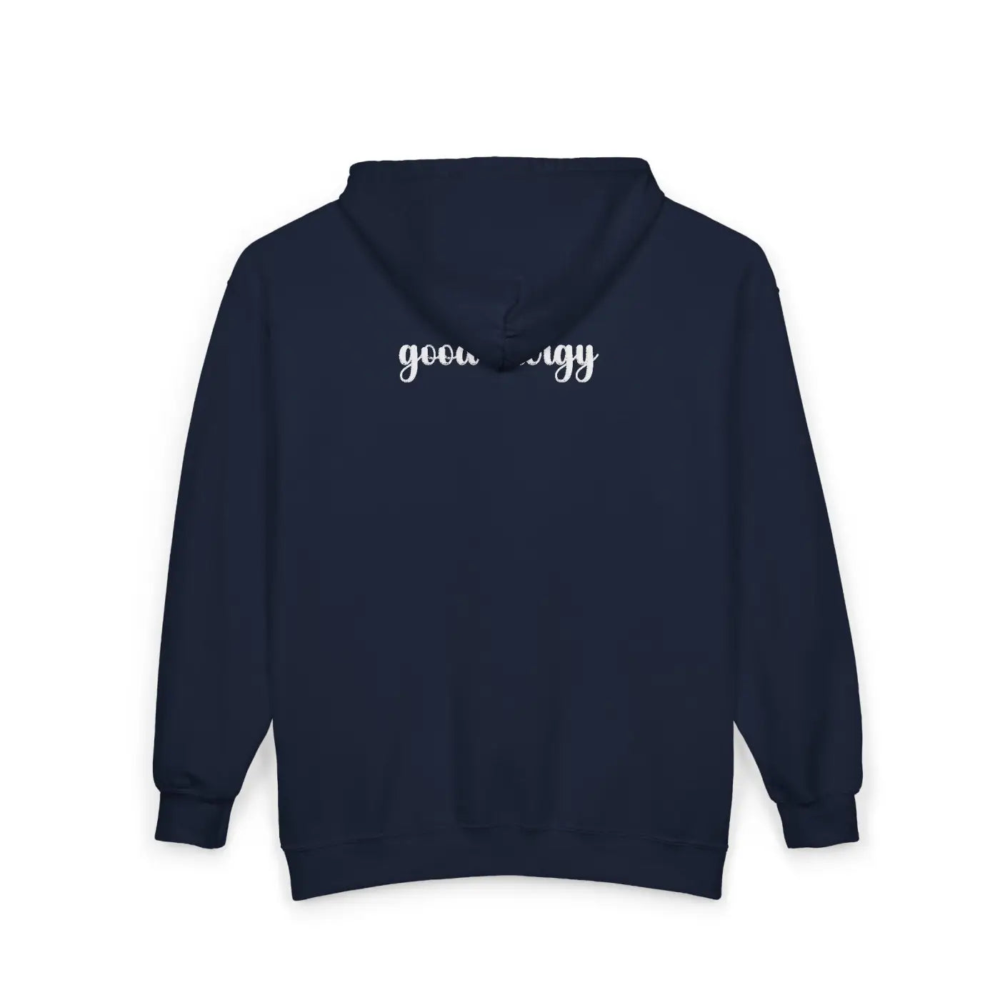 Good Energy Hoodie - Embroidered Minimal Positive Vibes - DipaliZ