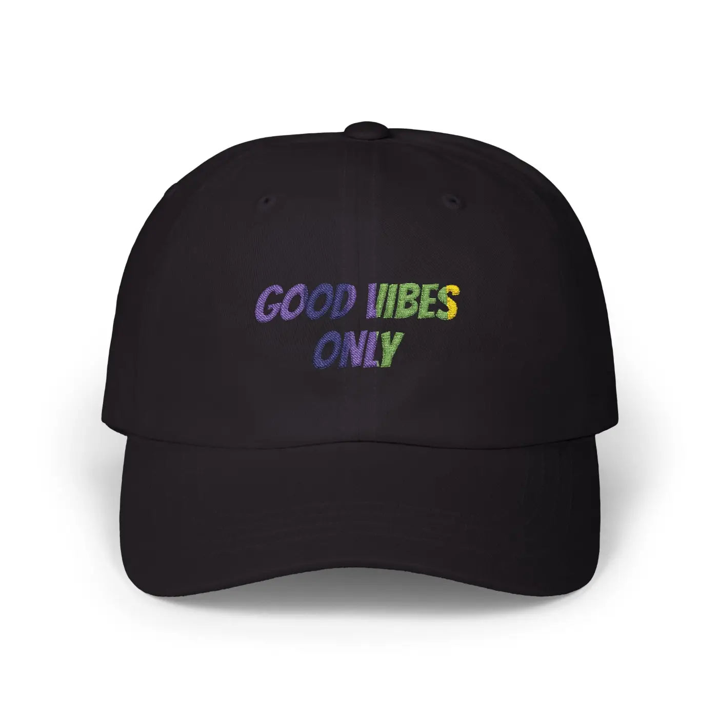 Good Vibes Dad Cap - Effortless Style Classic White - DipaliZ
