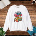 Heavy Blend Sweatshirt - Dads Temper Moms Attitude - DipaliZ