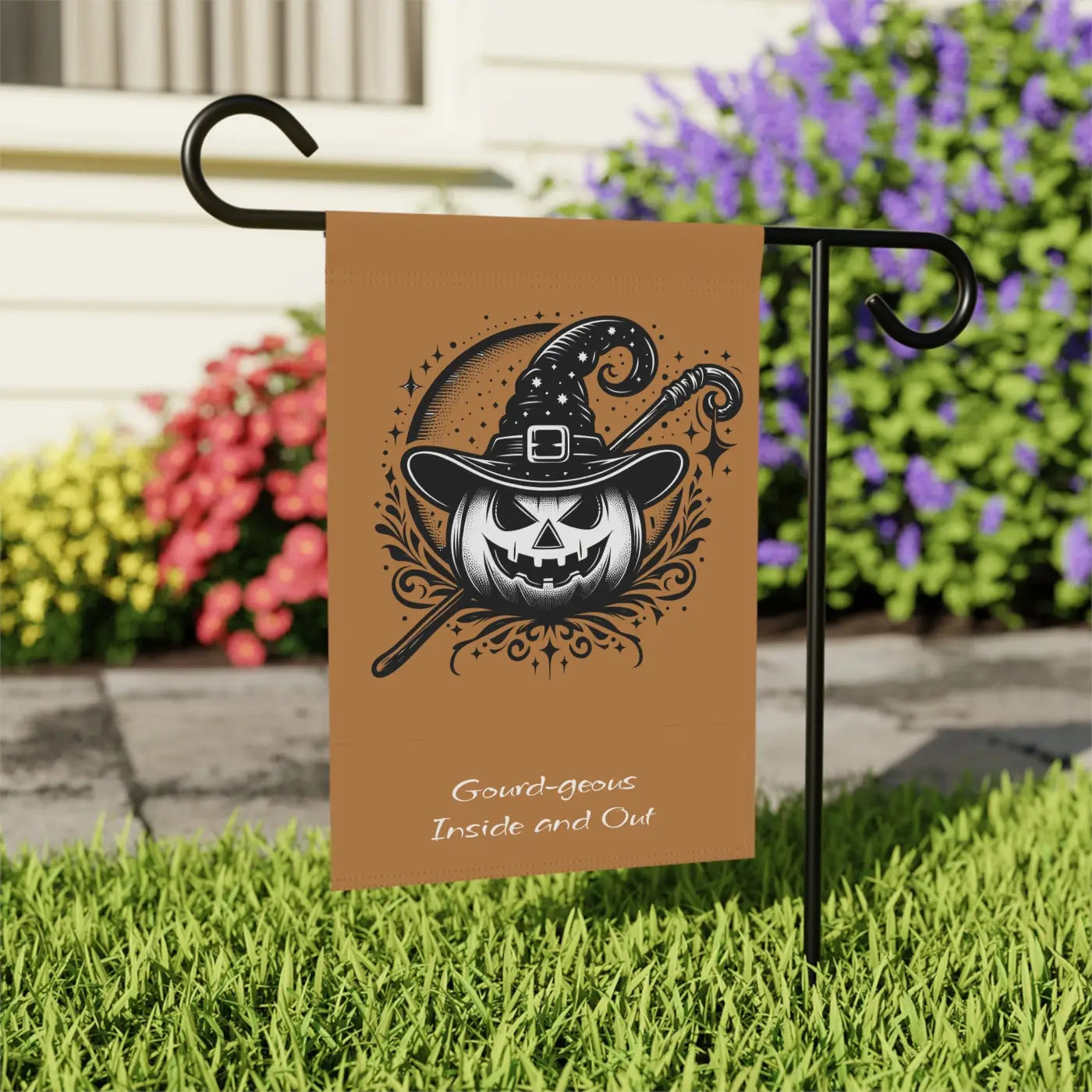 Jack O Lantern Flag - Pumpkin Magic Enchanting Decor - DipaliZ