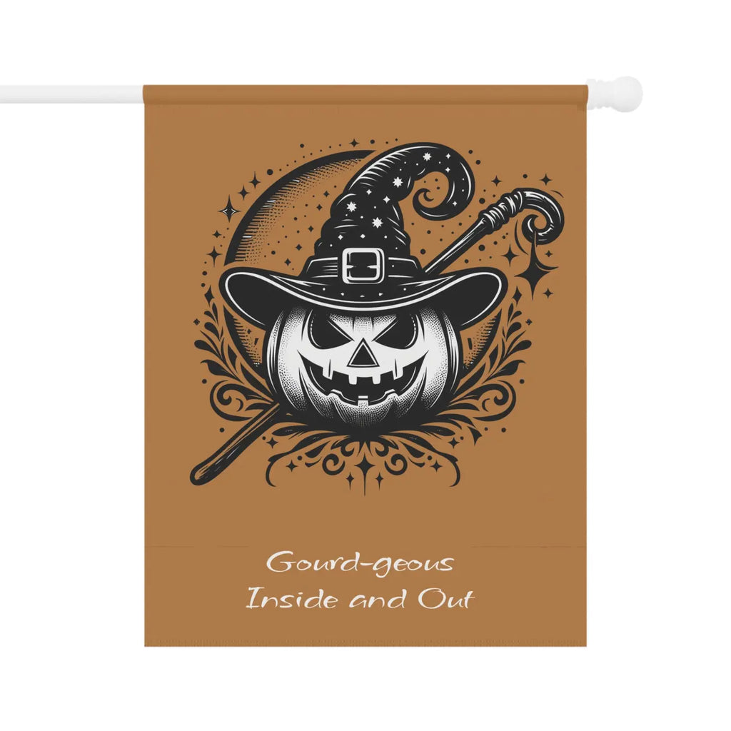 Jack O Lantern Flag - Pumpkin Magic Enchanting Decor - DipaliZ