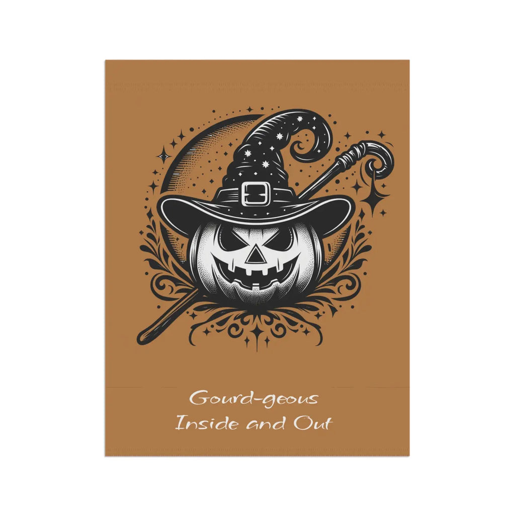 Jack O Lantern Flag - Pumpkin Magic Enchanting Decor - DipaliZ