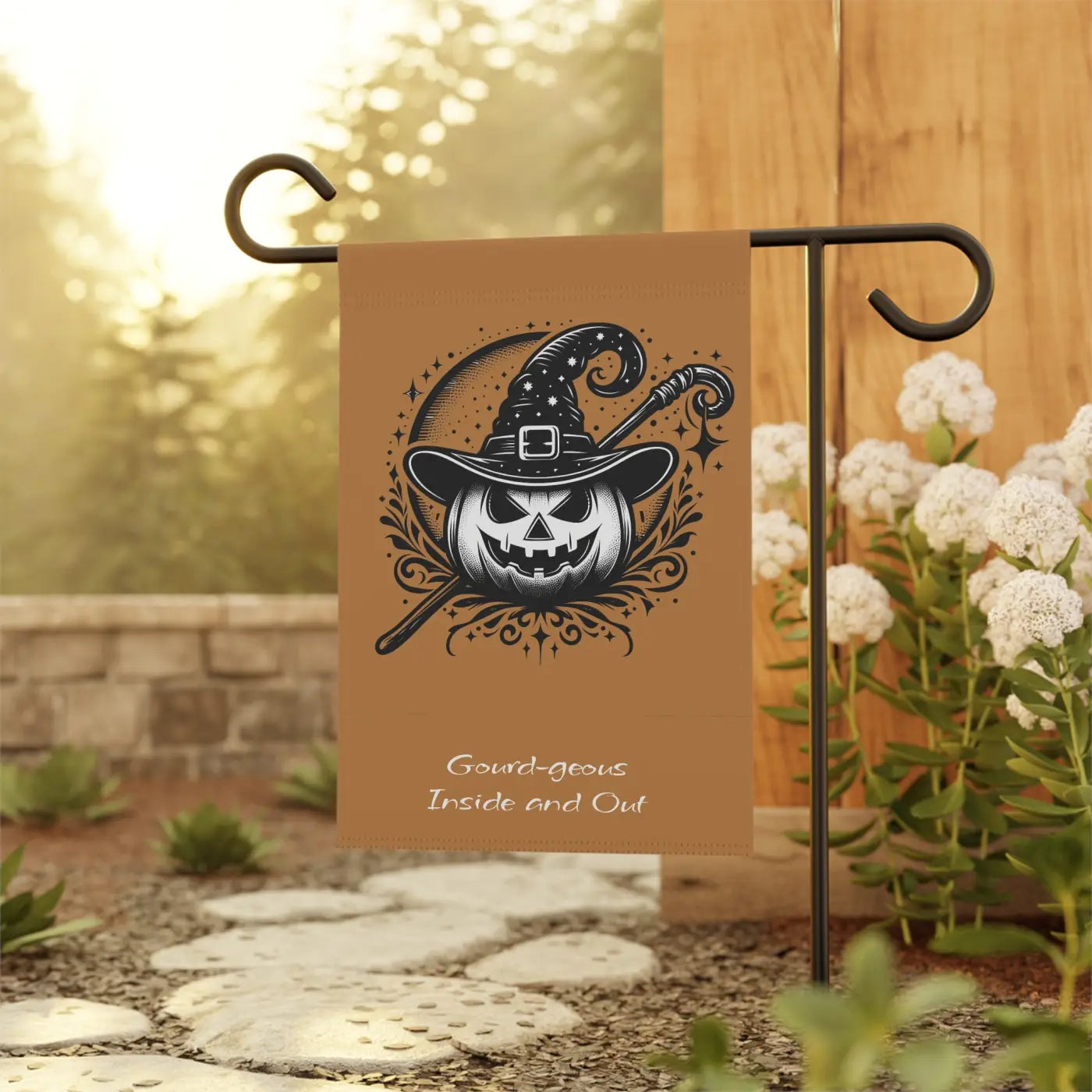 Jack O Lantern Flag - Pumpkin Magic Enchanting Decor - DipaliZ