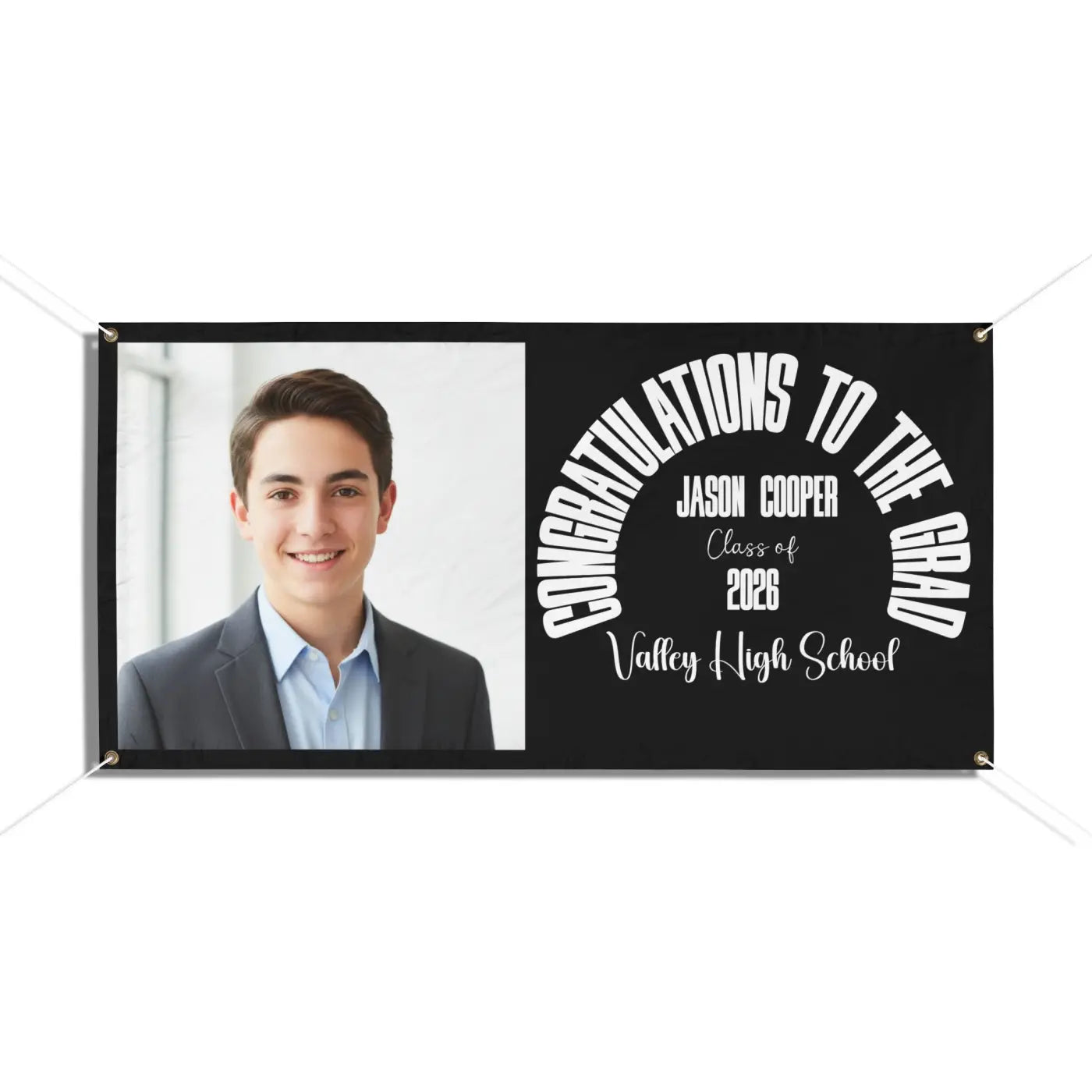 Custom Graduation Photo Vinyl Banner - Printed Graphics - DipaliZ
