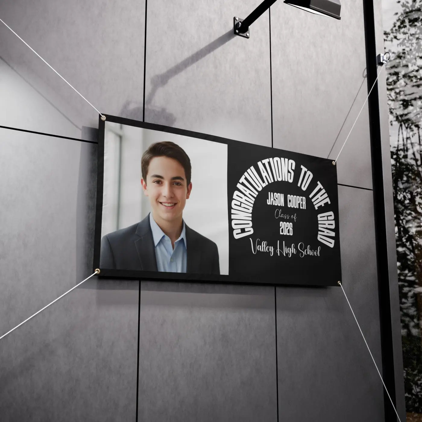 Custom Graduation Photo Vinyl Banner - Printed Graphics - DipaliZ