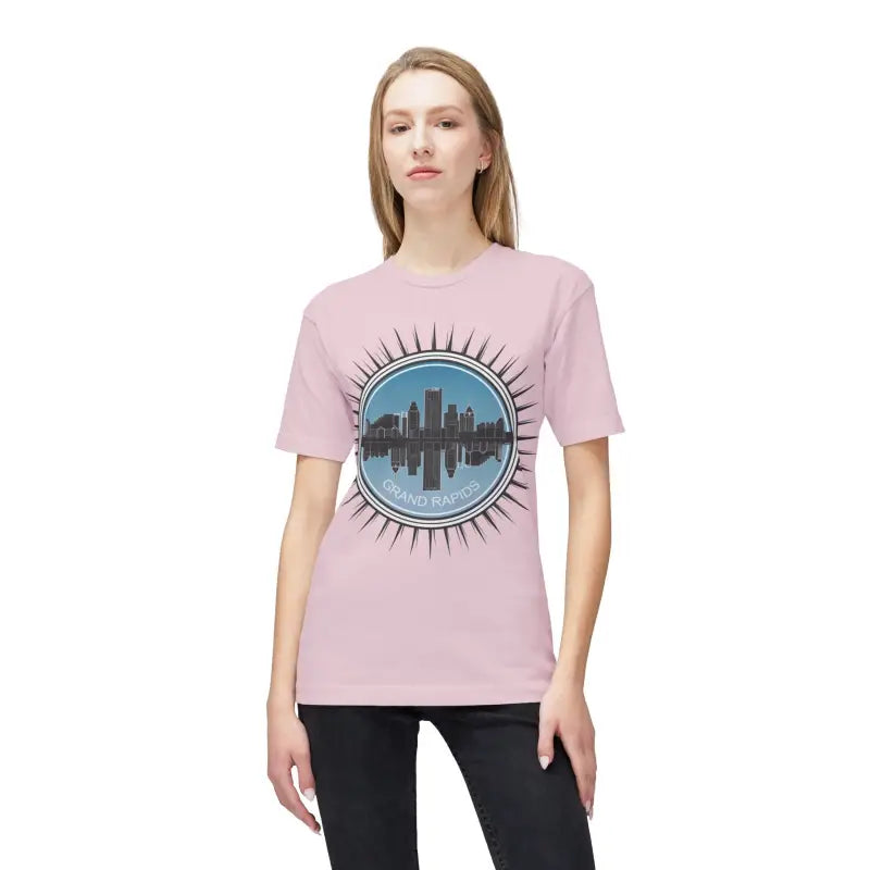 Grand Rapids Skyline T-Shirt - Premium Quality Cotton - DipaliZ