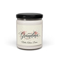 Grandma Scented Soy Candle - Heart Floral Design - DipaliZ