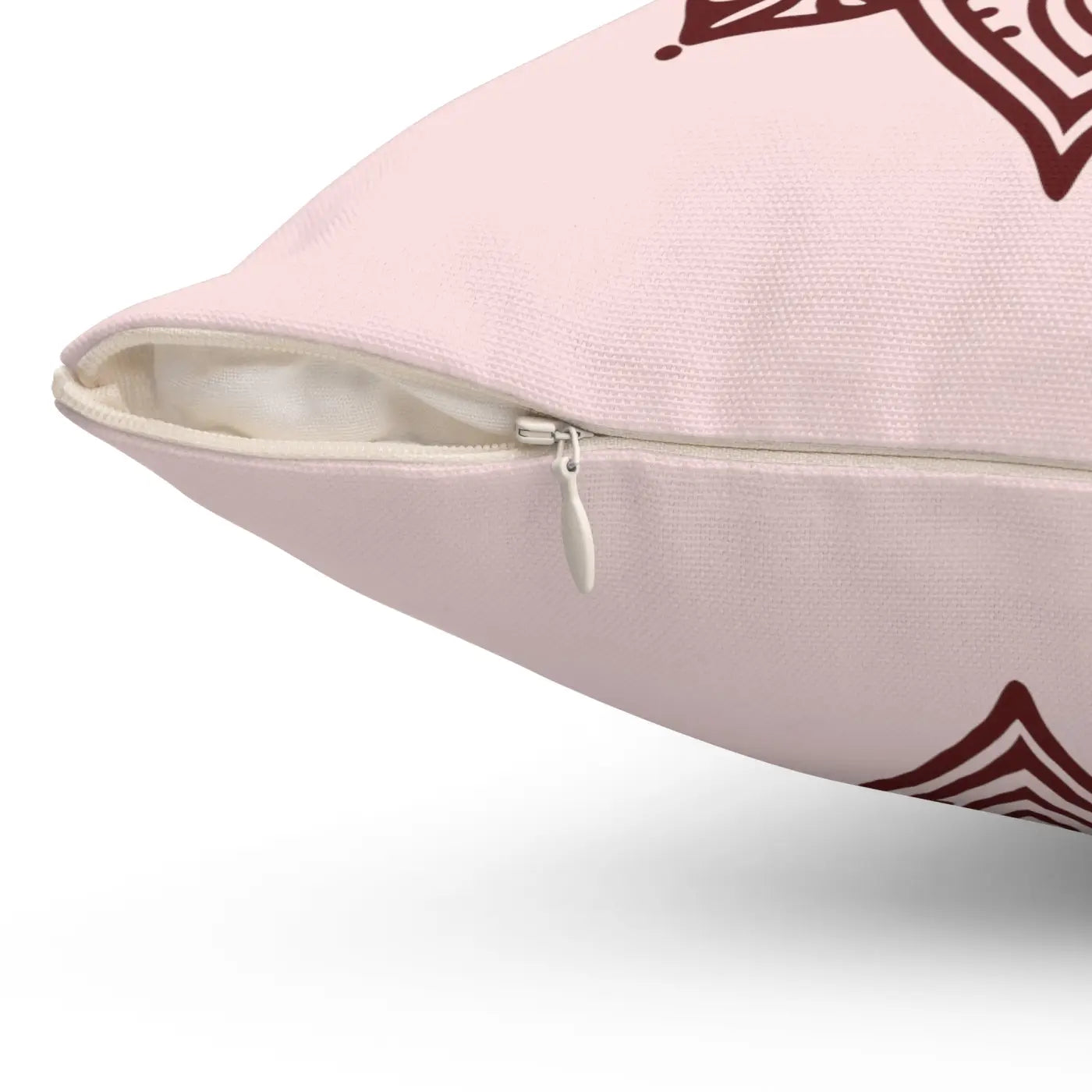 Graphic Lotus Flower Polyester Square Pillow - Mandala - DipaliZ