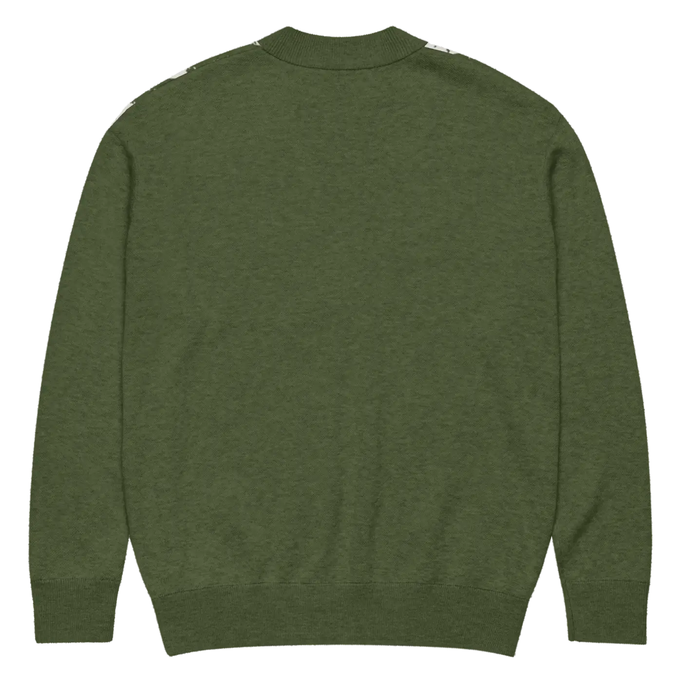 Green Argyle Diamond Knit Cardigan - Cozy Layering - DipaliZ