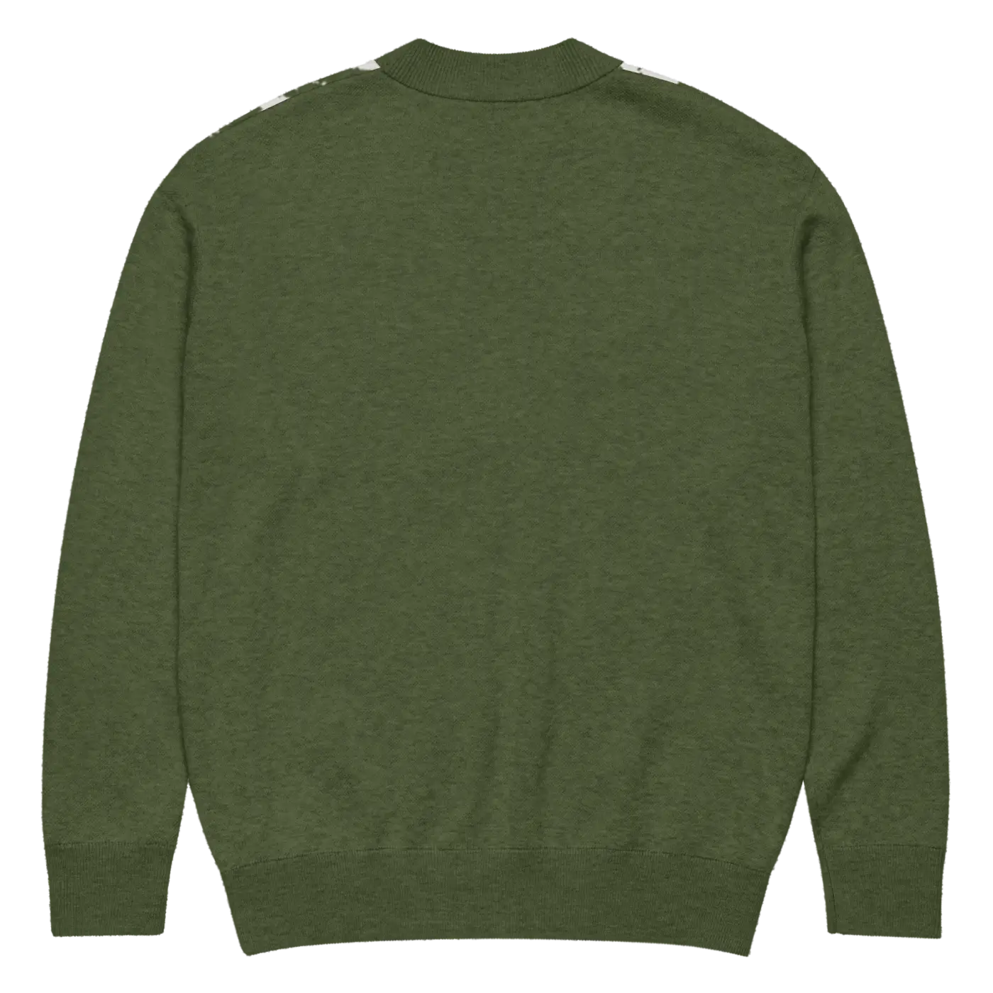 Green Argyle Diamond Knit Cardigan - Cozy Layering - DipaliZ