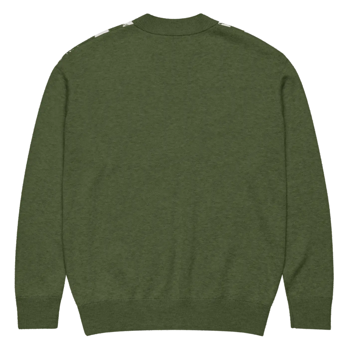Green Argyle Diamond Knit Cardigan - Cozy Layering - DipaliZ