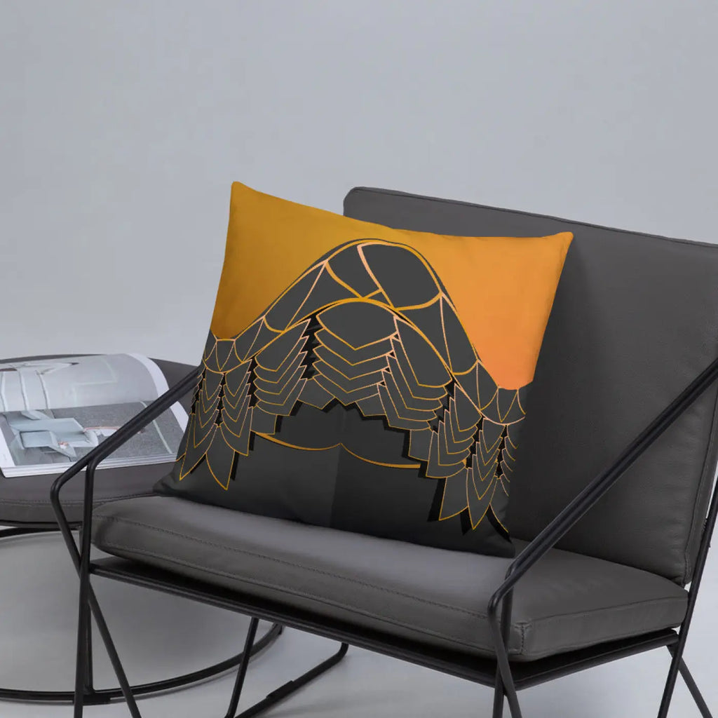 Golden Pattern Throw Pillows - Glamour Comfort Set - DipaliZ