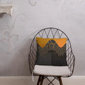 Golden Pattern Throw Pillows - Glamour Comfort Set - DipaliZ