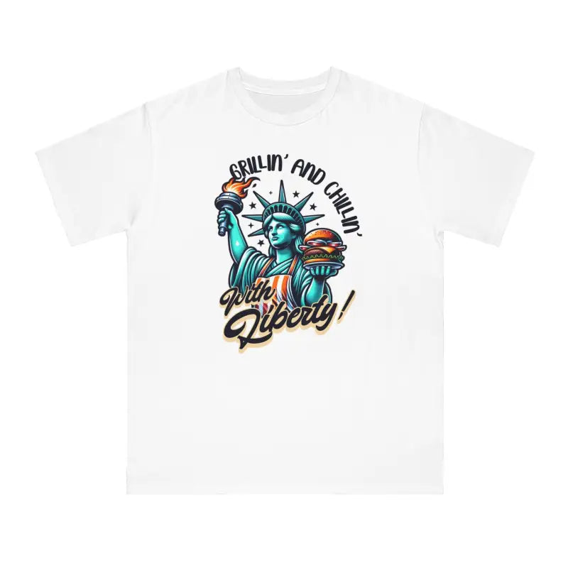 Liberty Statue Tee - Iconic Freedom Design - DipaliZ