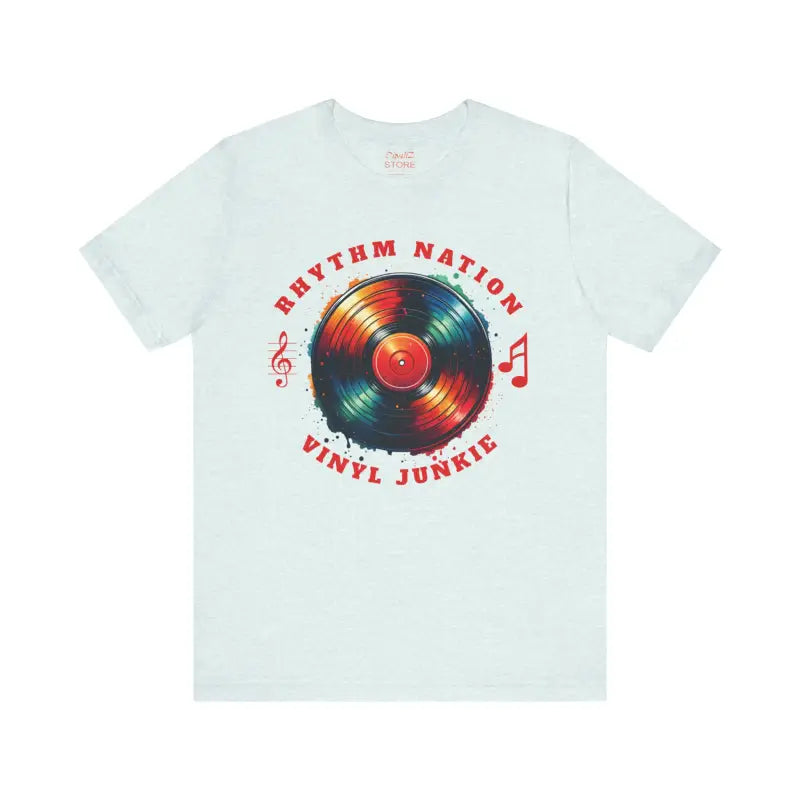 Vinyl Groove Unisex Tee - Short Sleeve Statement Style - DipaliZ