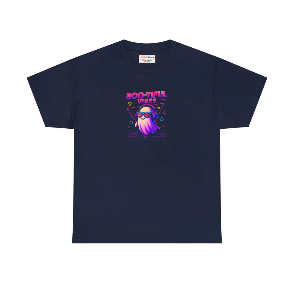 Groovy Graphic Tee - Spooky Cute Neon Orange Vibes - DipaliZ