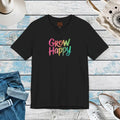 Comfy Classic Unisex Jersey Short Sleeve Tee - Grow Happy - DipaliZ