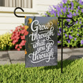 Poly Poplin-Canvas Banner - Vibrant Garden Flag Decor - DipaliZ