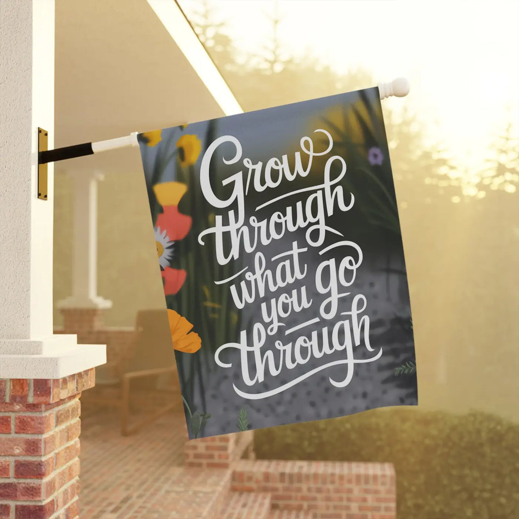 Poly Poplin-Canvas Banner - Vibrant Garden Flag Decor - DipaliZ