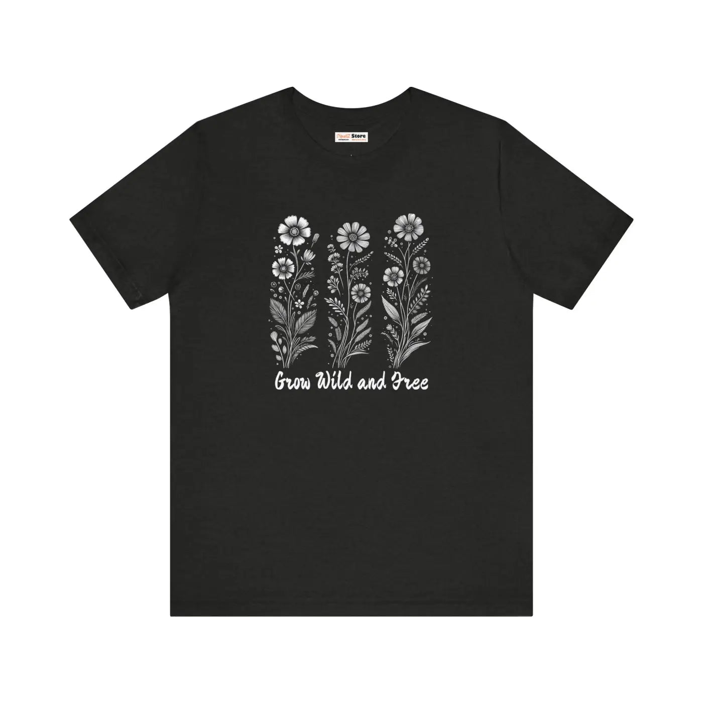 Grow Wild Unisex Jersey Short Sleeve Tee - Soft Cotton - DipaliZ