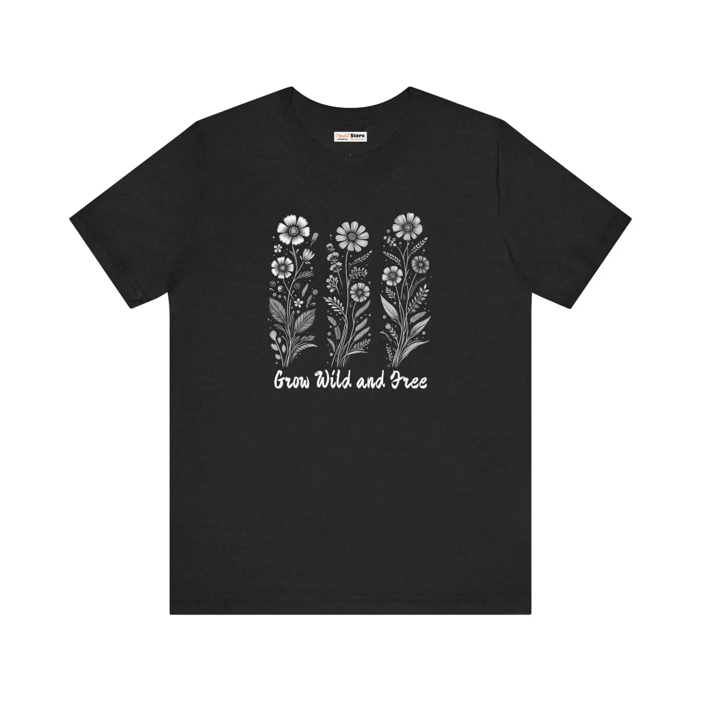 Grow Wild Unisex Jersey Short Sleeve Tee - Soft Cotton - DipaliZ