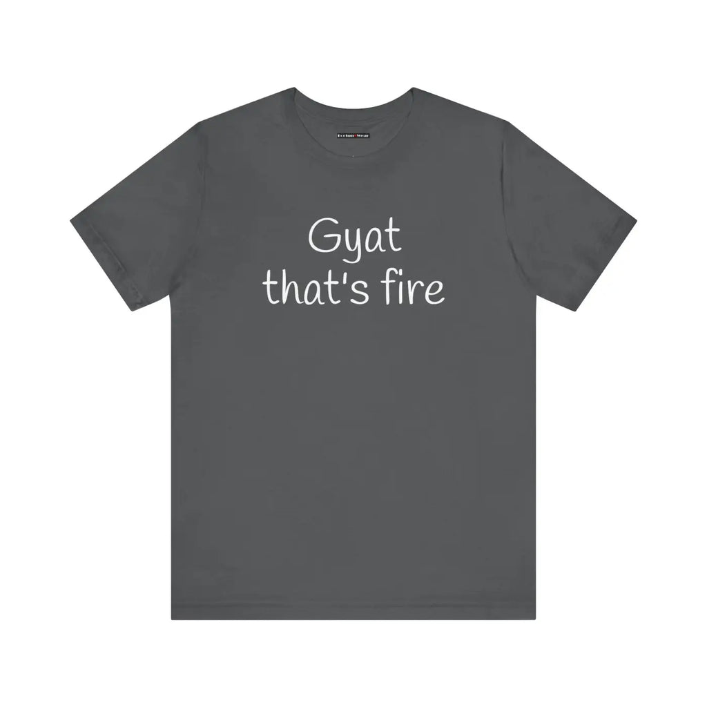 Trendy Graphic Tee - Gyat That's Fire Jersey - DipaliZ