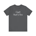 Trendy Graphic Tee - Gyat That's Fire Jersey - DipaliZ