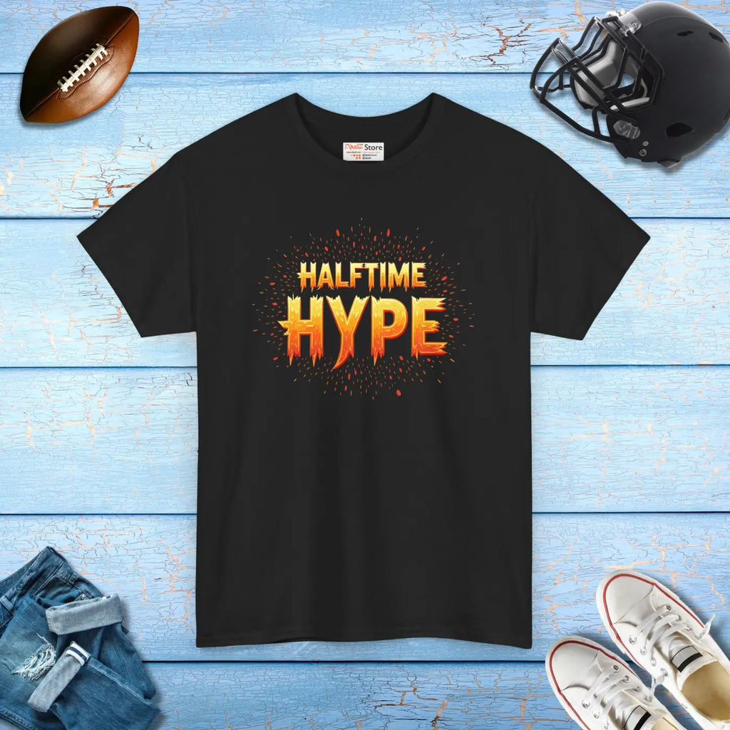 Halftime Hype Super Football Gold Unisex Cotton Tee - DipaliZ