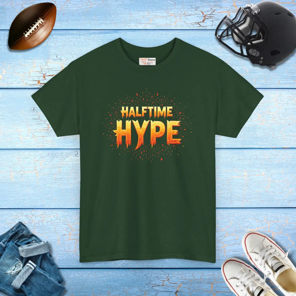Halftime Hype Super Football Gold Unisex Cotton Tee - DipaliZ