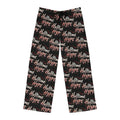 Football Pattern Pajama Pants - Halftime Hype Loungewear - DipaliZ