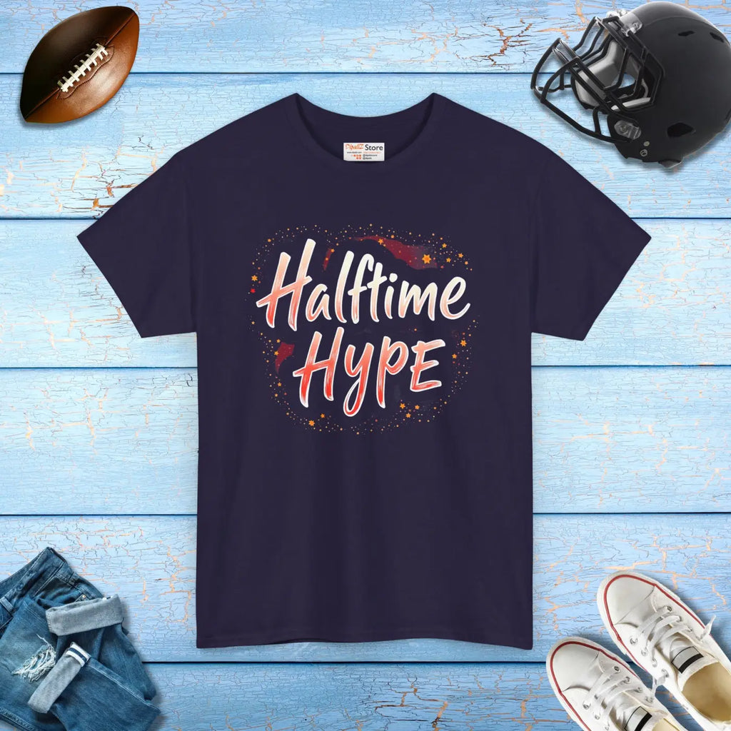 Halftime Hype Unisex Tee - Super Football Heavy Cotton - DipaliZ