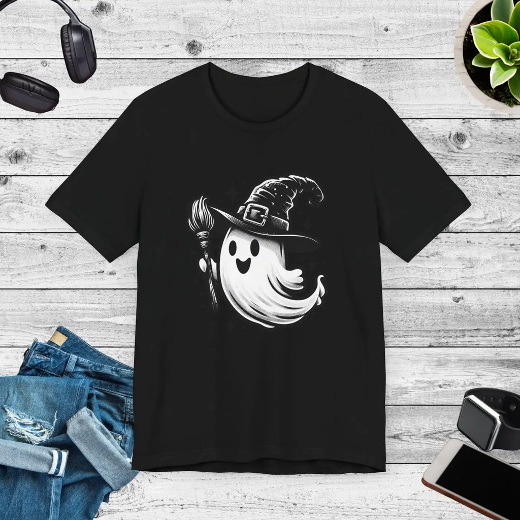 Spook-tacular Ghost Tee - Unisex Jersey Halloween - DipaliZ