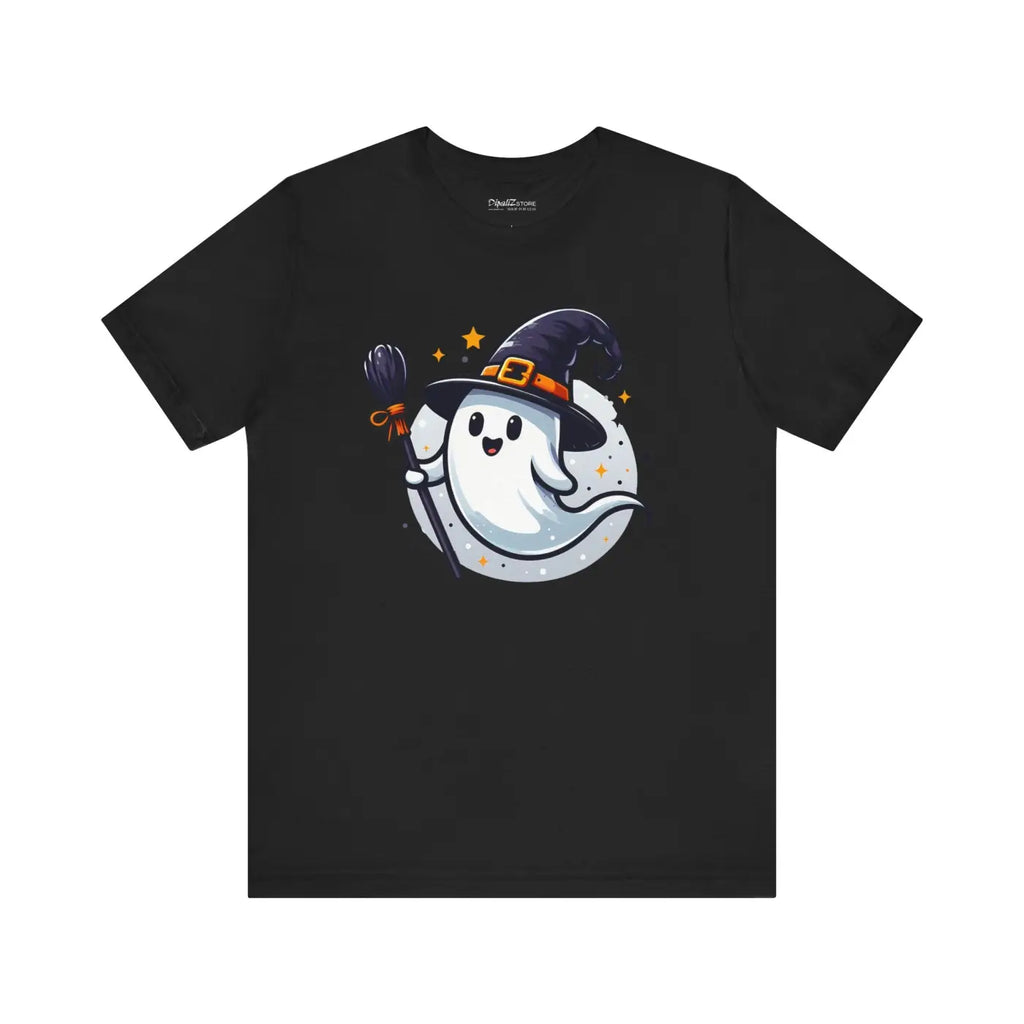 Ghost Unisex Jersey Halloween Tee - Spooky Comfort Style - DipaliZ