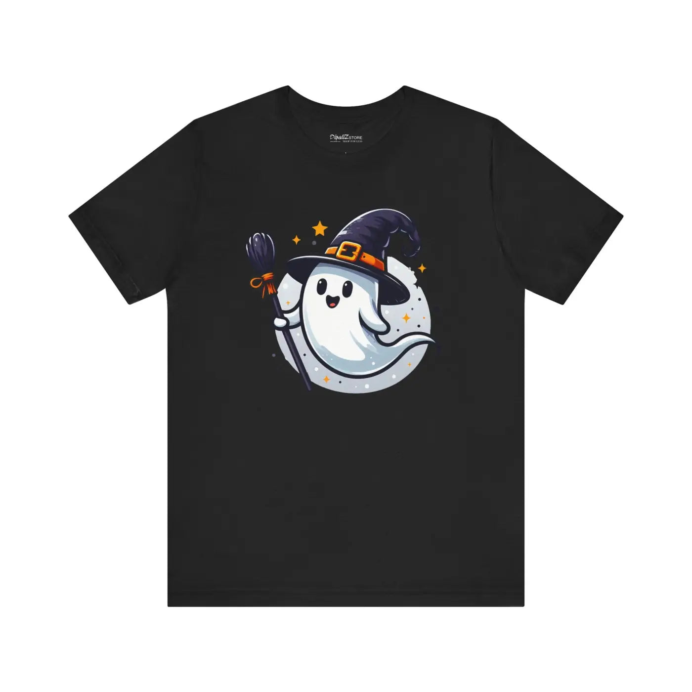 Ghost Unisex Jersey Halloween Tee - Spooky Comfort Style - DipaliZ