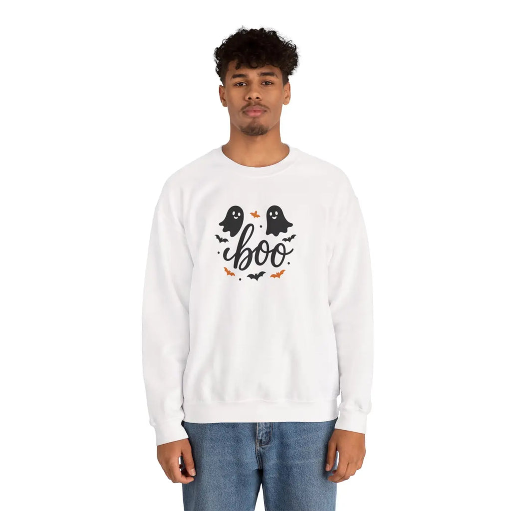 Ghosts Crewneck Sweatshirt - Cozy Fall Halloween Vibe - DipaliZ