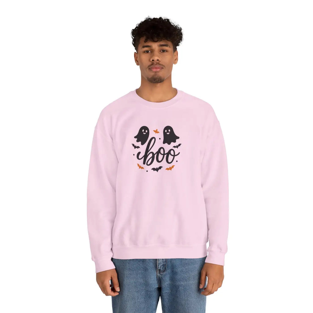 Ghosts Crewneck Sweatshirt - Cozy Fall Halloween Vibe - DipaliZ