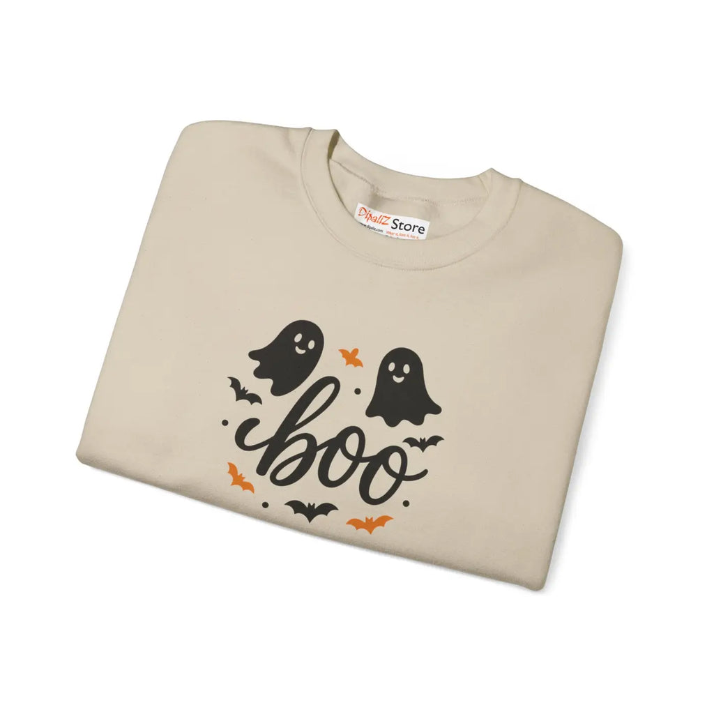 Ghosts Crewneck Sweatshirt - Cozy Fall Halloween Vibe - DipaliZ