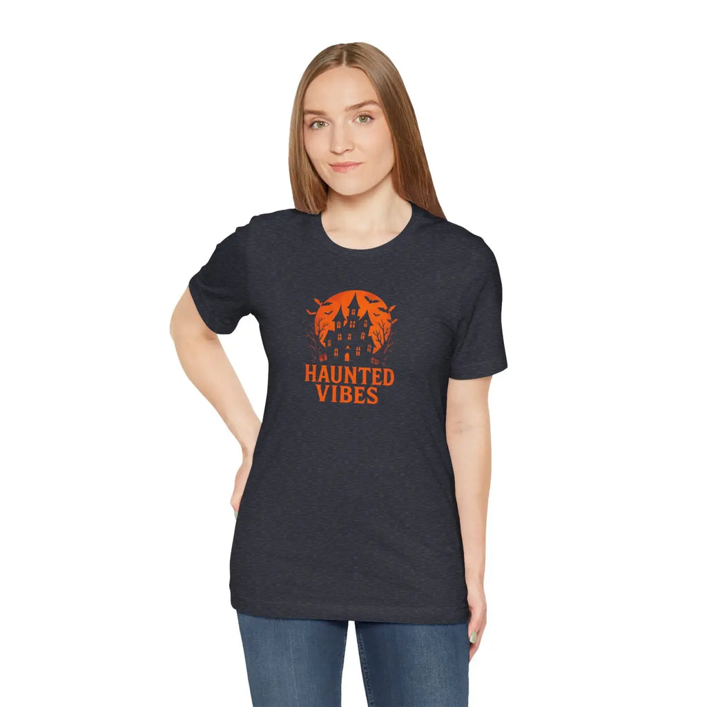 Spooky Season Tee - Haunted Vibes Unisex Graphic Shirt - DipaliZ