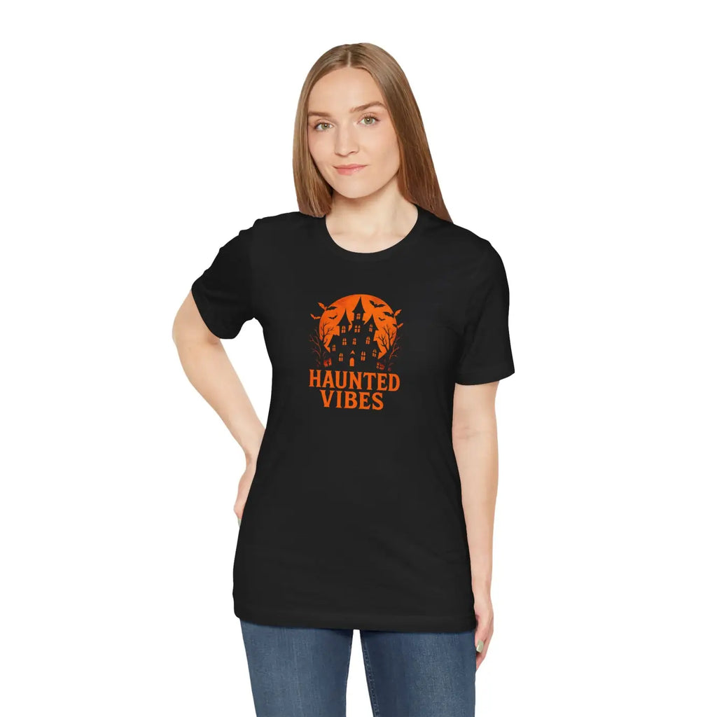 Spooky Season Tee - Haunted Vibes Unisex Graphic Shirt - DipaliZ
